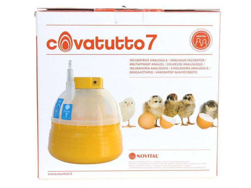 Novital Covatutto 7 New - Incubadora de huevos manual - 7 huevos