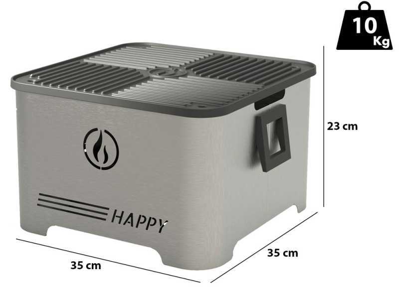 Linea VZ Happy Inox - Barbacoa port&aacute;til de pellets