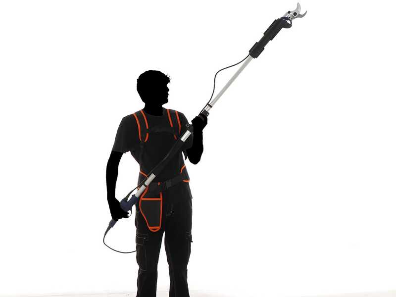 BullMach ARTEMIS 45 Pro - Tijera el&eacute;ctrica de poda con p&eacute;rtiga - 150/210 cm