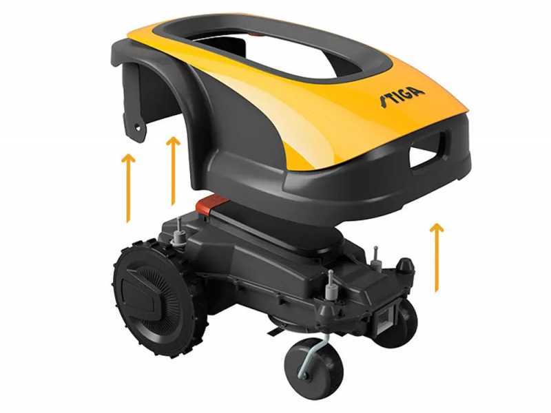 Stiga A 1500 - Robot cortac&eacute;sped - con bater&iacute;a E-Power de 5 Ah