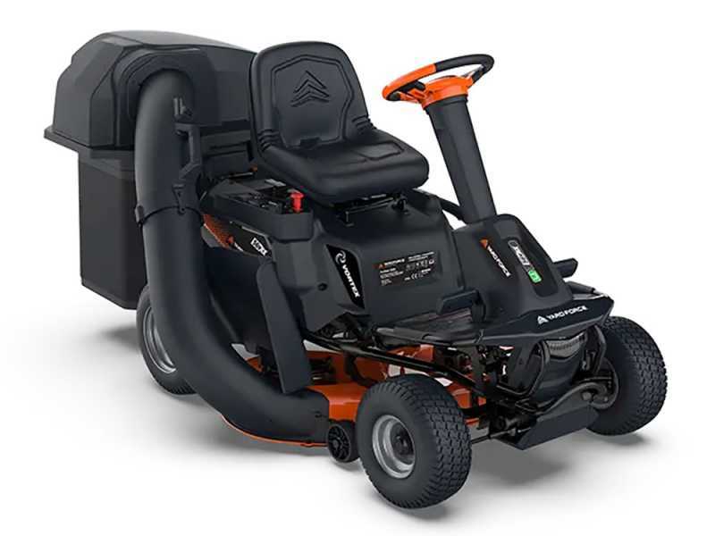 Yard Force E559 - Tractor cortac&eacute;sped de bater&iacute;a 56V/50Ah - Recogedor, salida lateral y mulching