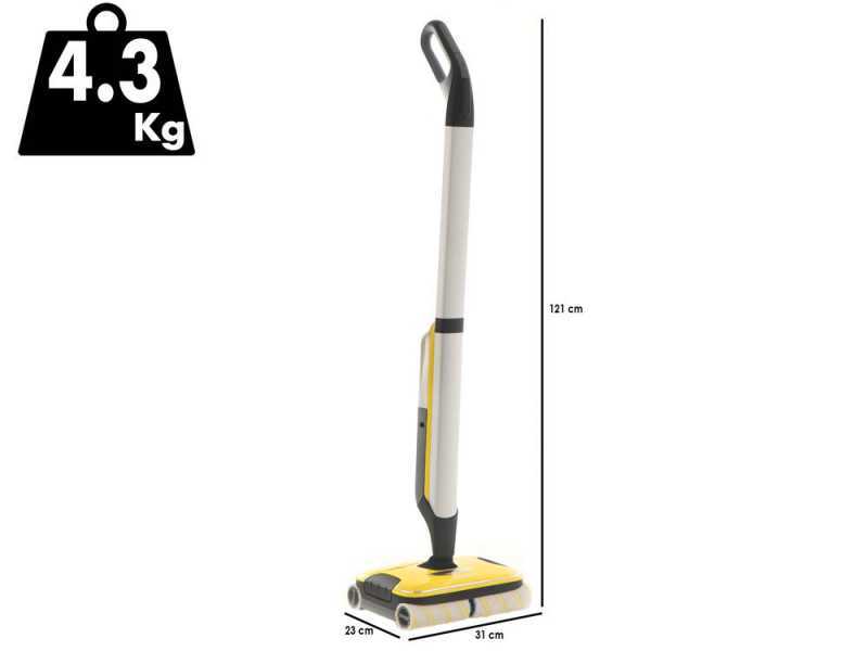 Karcher FC 7 Cordless - Fregadora de suelos de bater&iacute;a 3 en 1: lava, seca y aspira