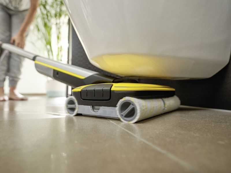 Karcher FC 7 Cordless - Fregadora de suelos de bater&iacute;a 3 en 1: lava, seca y aspira