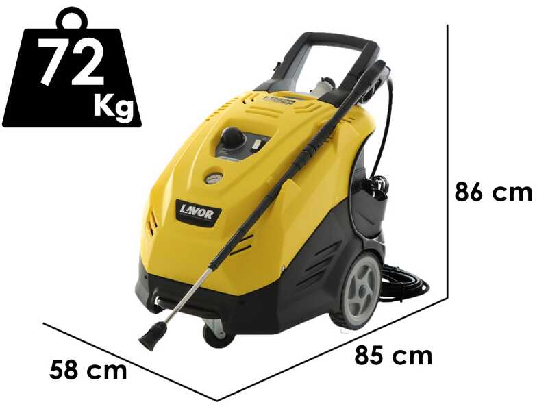 Lavor Auckland 1310 - Hidrolimpiadora de agua caliente profesional - 150 bar m&aacute;x - 600 l/h