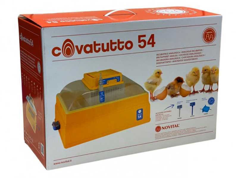 Novital Covatutto 54 - Incubadora de huevos manual - 54 huevos