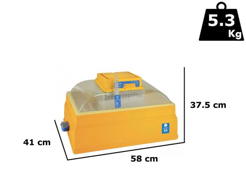 Novital Covatutto 54 - Incubadora de huevos manual - 54 huevos