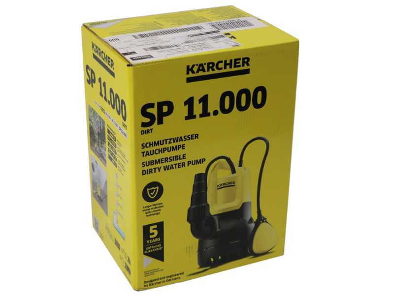 K&auml;rcher SP 11.000 Dirt - Bomba el&eacute;ctrica sumergible para agua sucia - 400 W - 11000 l/h