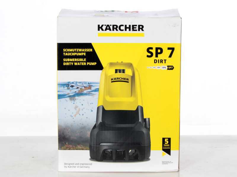K&auml;rcher SP 22.000 Dirt - Bomba sumergible el&eacute;ctrica para agua sucia - 750 W - 22000 l/h