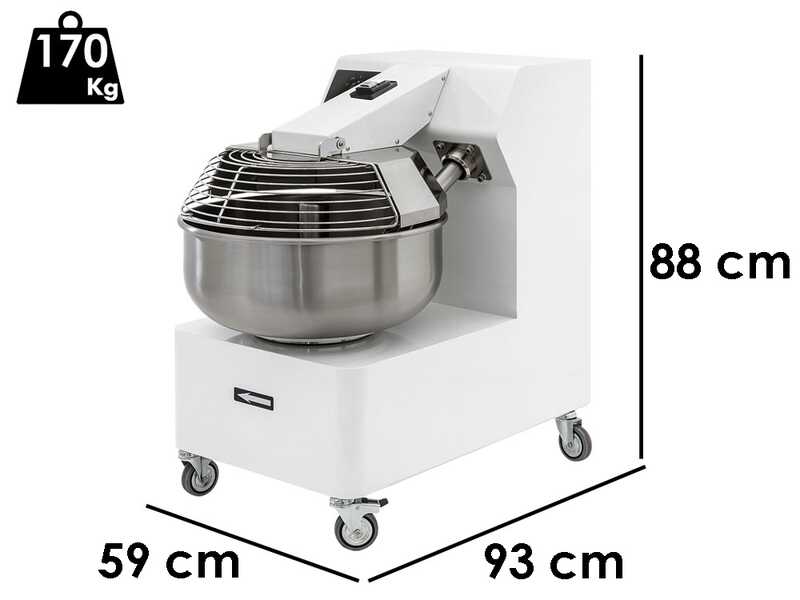 Top-Line IMF35 - Amasadora de horquilla profesional - 35 kg 1 velocidad