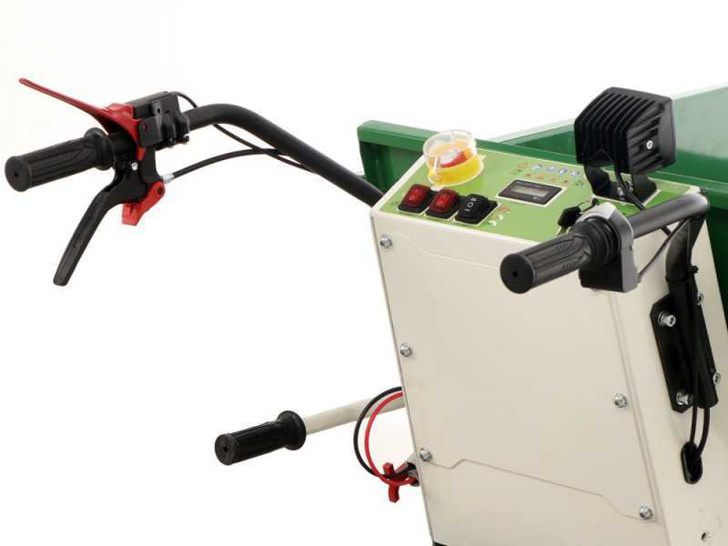 GREENBAY eDumper 500 - Motocarretilla de bater&iacute;a - 48V 32Ah - Caj&oacute;n Dumper