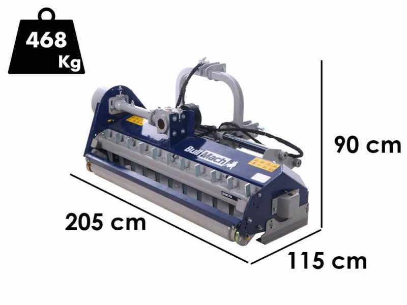 BullMach Demetra 180 SH - Trituradora para tractor - Serie pesada - desplazamiento hidr&aacute;ulico