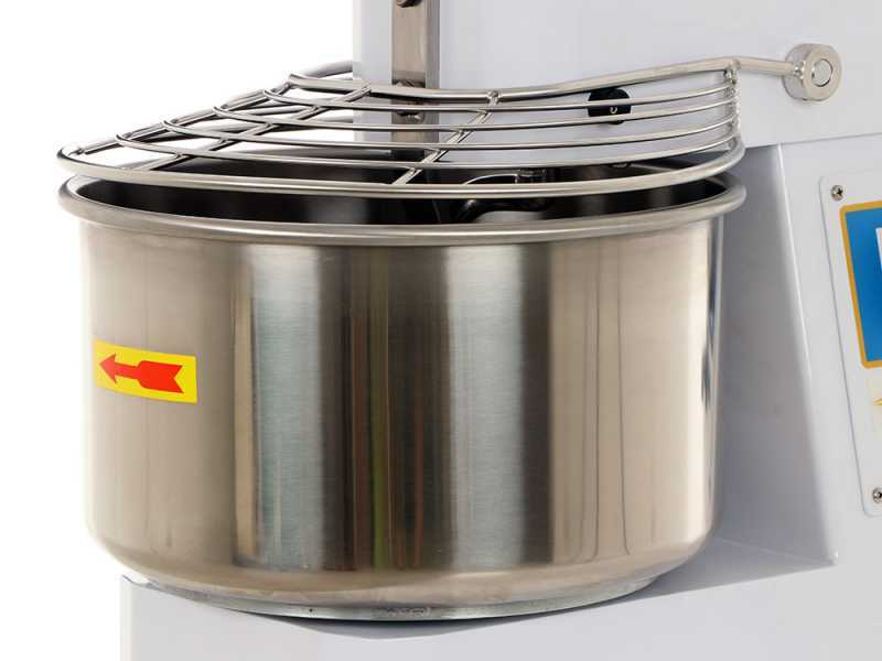 Euromech EMF 30 - Amasadora de espiral capacidad 25 kg - Monof&aacute;sica