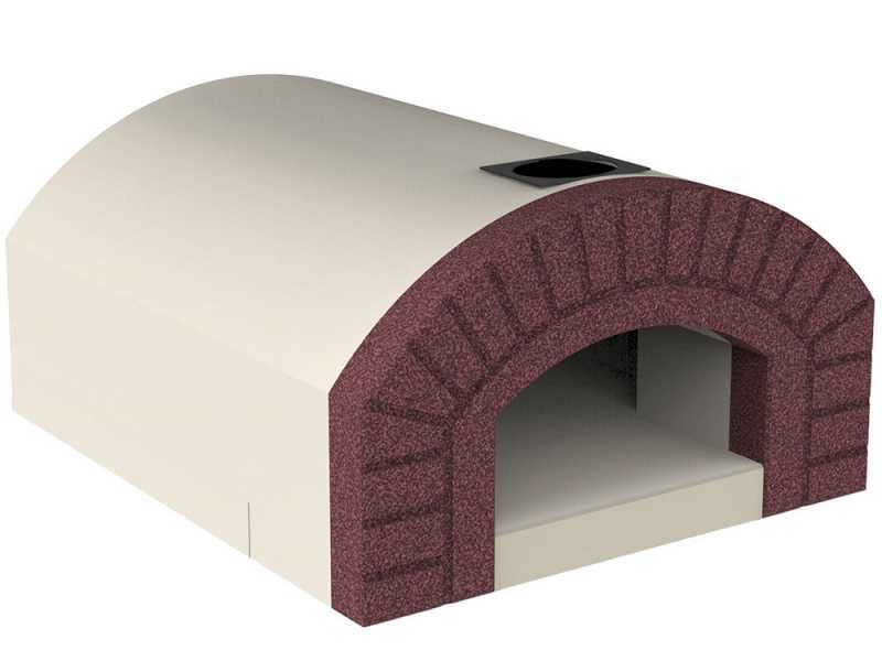 Linea VZ Capri - Horno de le&ntilde;a de empotrar con superficie de cocci&oacute;n 72x70 cm - Capacidad de cocci&oacute;n 3 pizzas