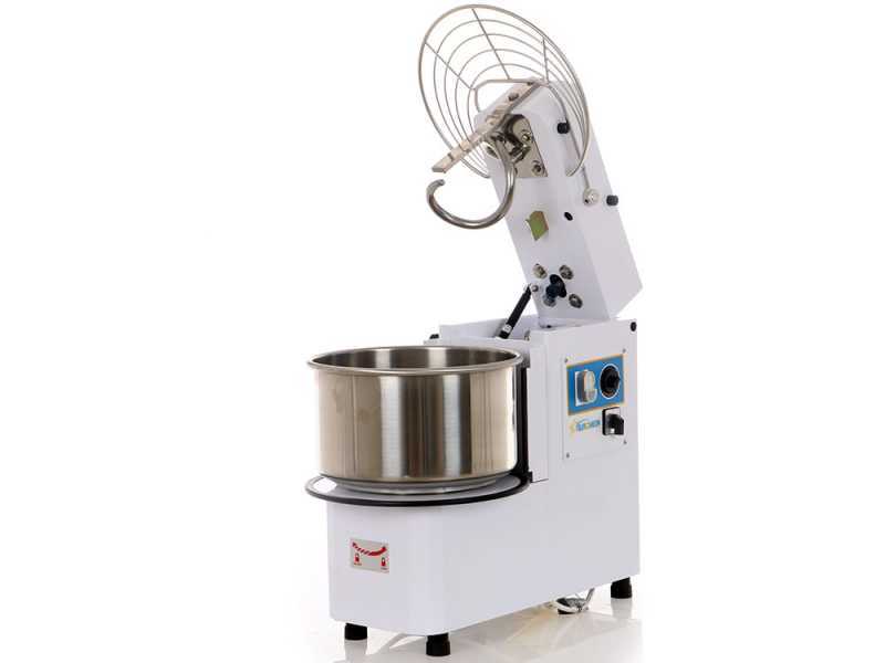 EuroMech ETR 20 2v - Amasadora de espiral abatible capacidad 18 kg - Trif&aacute;sica - Dos velocidades