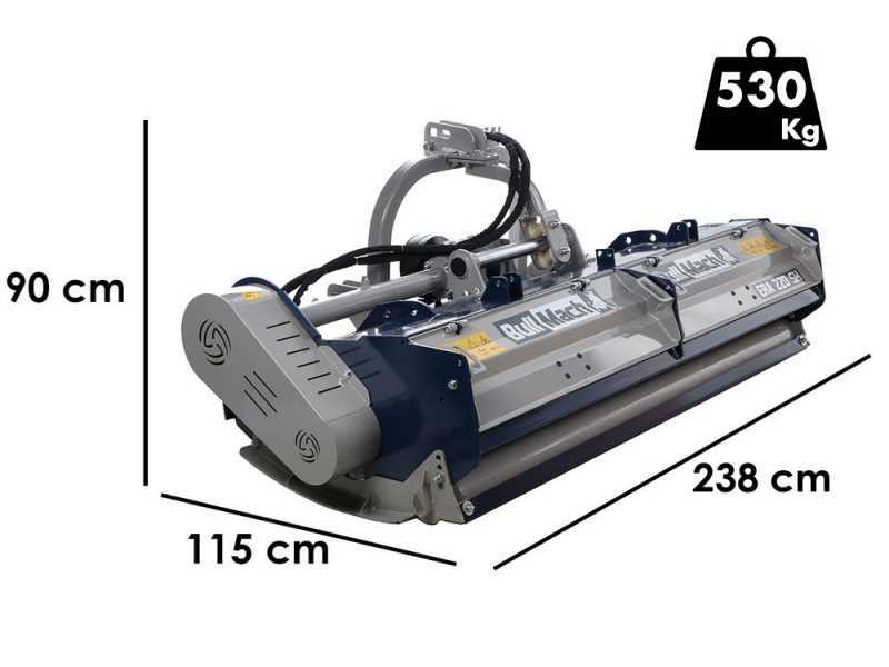 BullMach Era 220 SH - Trituradora para tractor - Serie pesada - Desplazamiento hidr&aacute;ulico