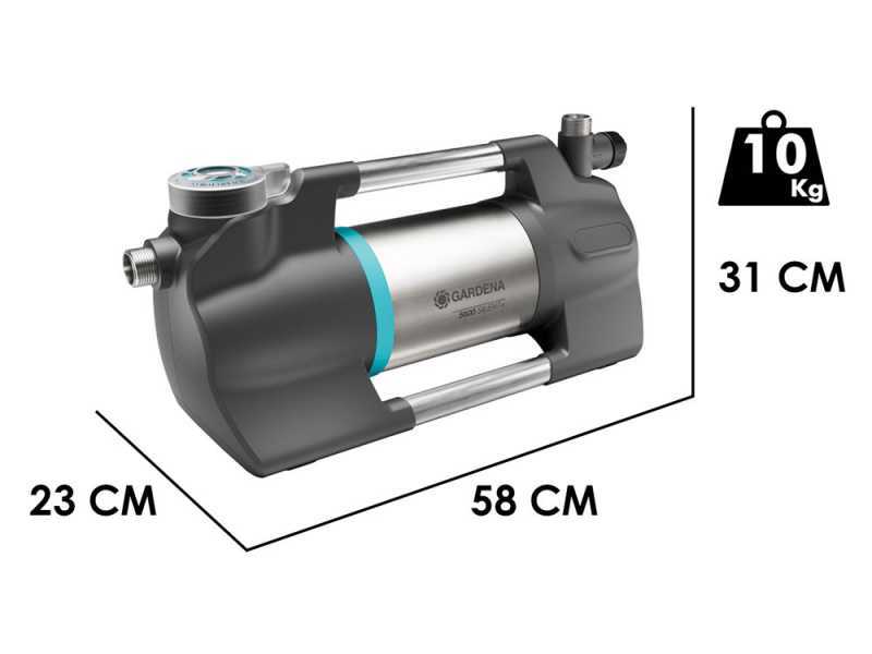 Gardena 5600 Silent+ &ndash; Bomba el&eacute;ctrica de riego para jard&iacute;n &ndash; 900 W