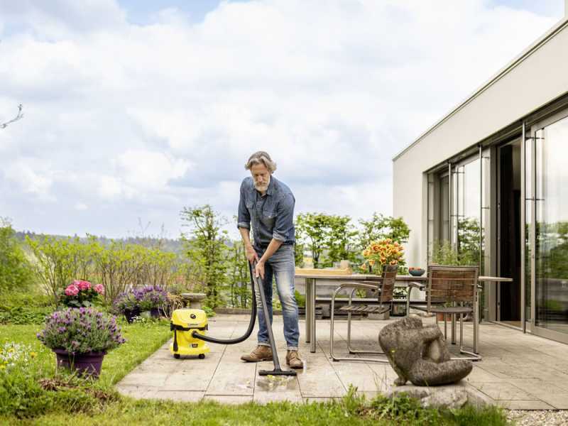 Karcher WD 2-18 - Bid&oacute;n aspirador de 12 l - 18 V - SIN BATER&Iacute;AS NI CARGADOR