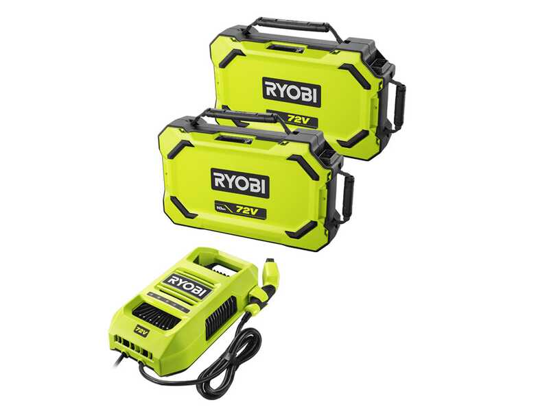 Ryobi ZTRX107 - Tractor cortac&eacute;sped a bater&iacute;a de radio cero - 72V/20Ah - corte de 107 cm - 2en1