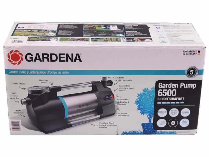 Gardena 6500 Silentcomfort - Bomba el&eacute;ctrica de riego para jard&iacute;n - Control Bluetooth - 1300W