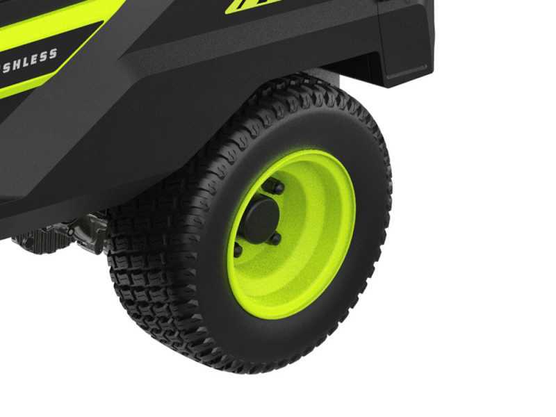 Ryobi ZTRX76 - Tractor cortac&eacute;sped a bater&iacute;a de radio cero - 72V/20Ah - corte de 76 cm - 2en1