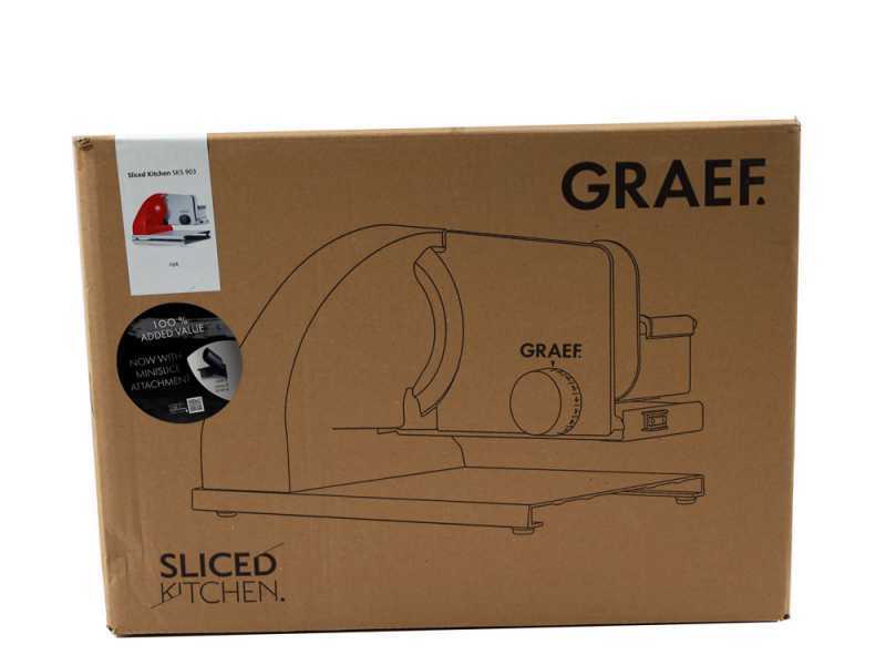 Graef SKS Line 900 Rossa  - Cortadora de fiambre en voladizo con cuchilla de 190 mm