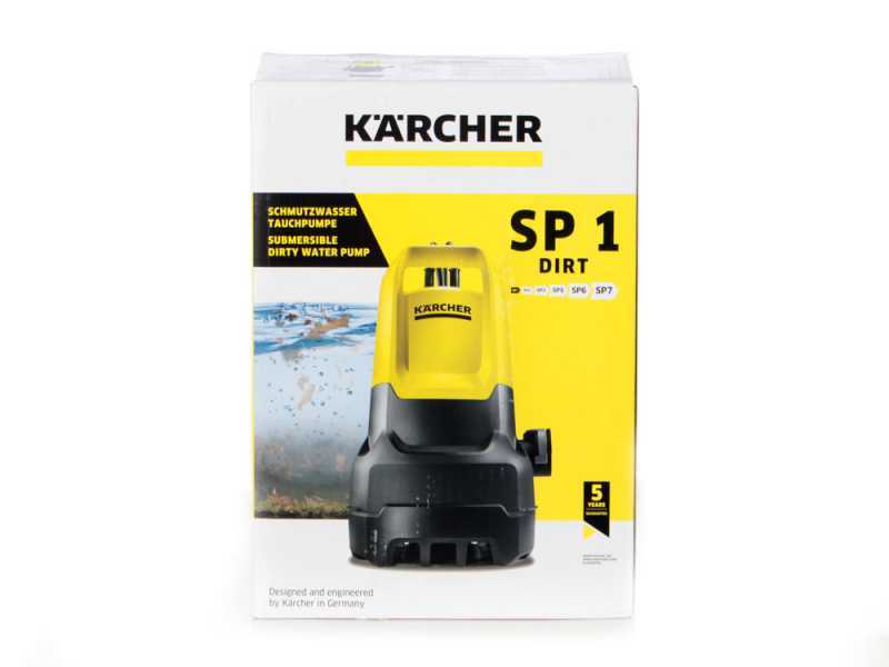 K&auml;rcher SP 9.500 Dirt - Bomba sumergible el&eacute;ctrica para agua sucia - Bomba el&eacute;ctrica de 250 W