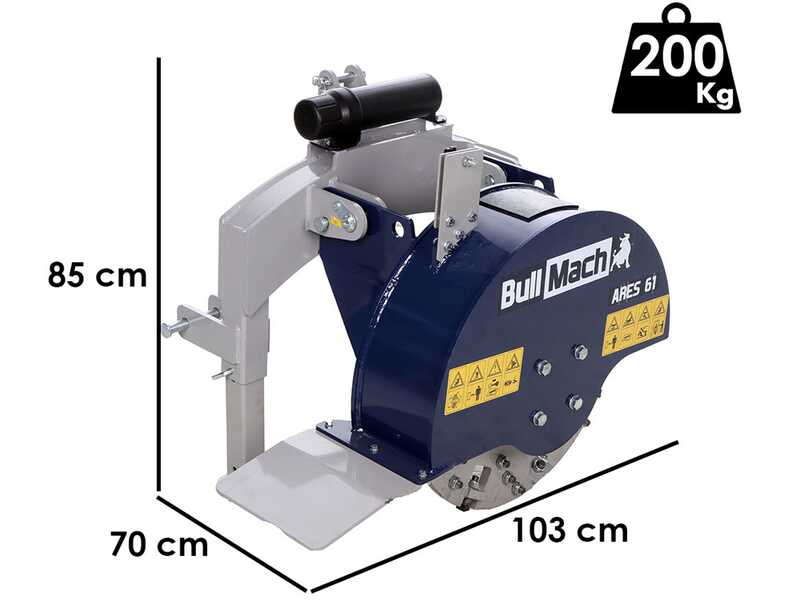 BullMach ARES 61 - Destoconadora para tractor