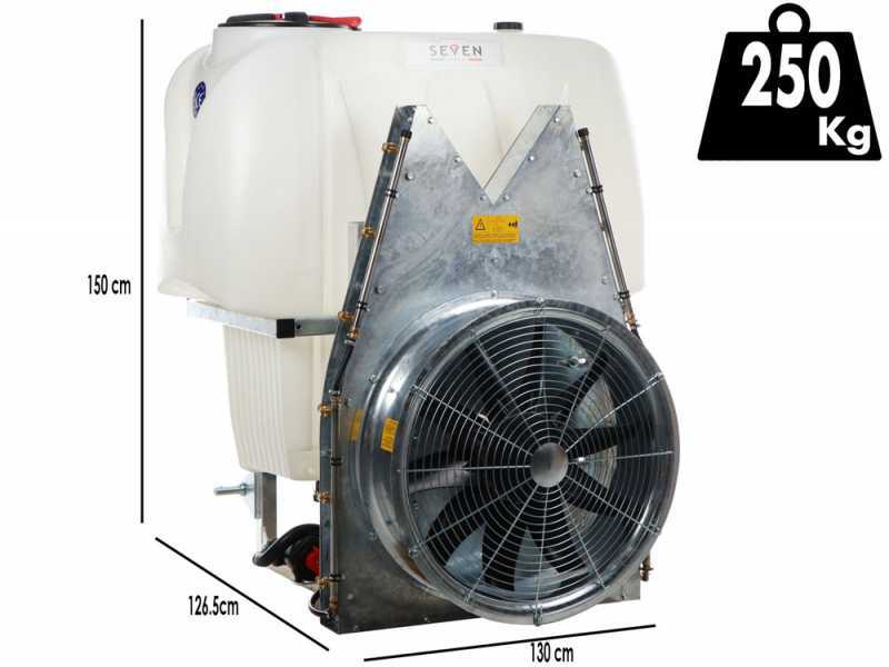 Seven Italy 600 - Atomizador suspendido para tractor - Capacidad 600 L - Bomba APS 71