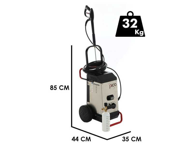 Idromatic pico 150.9 ts - Hidrolimpiadora de agua fr&iacute;a profesional - Monof&aacute;sica - 150 bar - 540 l/h