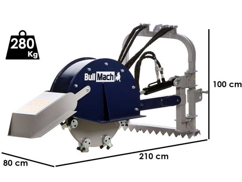 BullMach ARES 61 H - Destoconadora para tractor - Desplazamiento hidr&aacute;ulico