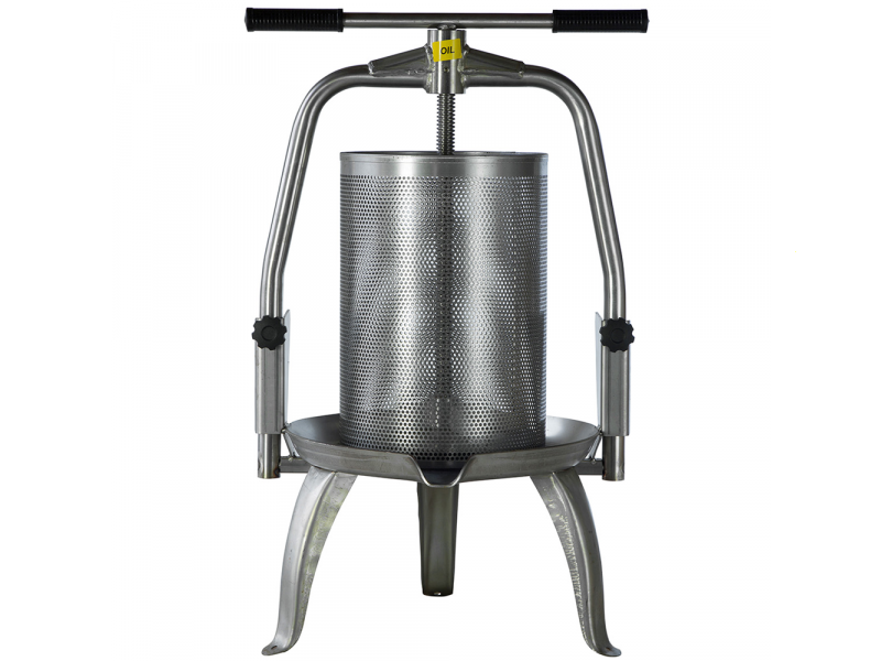 Baesso V30 Inox - Prensa de tornillo para fruta y verdura 30L - Jaula INOX
