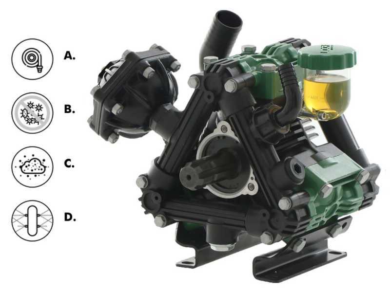 Udor Zeta 100 1c - Bomba de baja presi&oacute;n para tractor - para tratamientos fitosanitarios