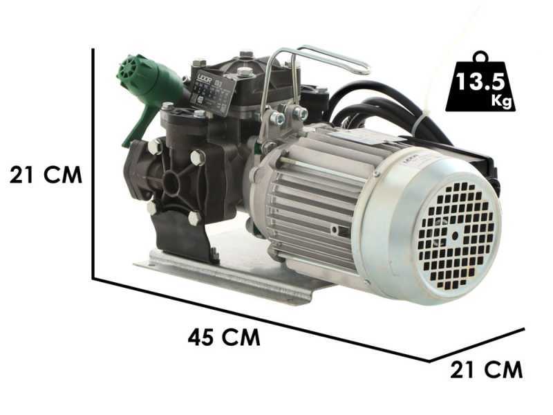 Udor Iota 20 hp1 - Motobomba el&eacute;ctrica de fumigaci&oacute;n - bomba con motor monof&aacute;sico