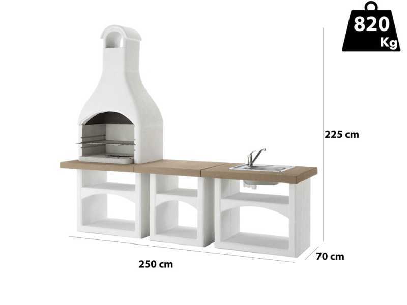 Palazzetti Brioni - Cocina de obra para exteriores