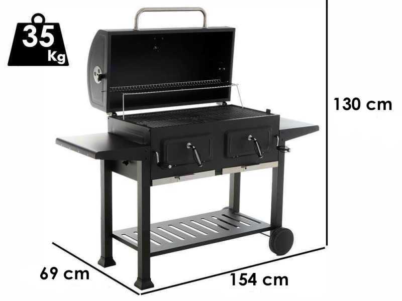 RoyalFood CB 3500 XL - Barbacoa de carb&oacute;n MAXI formato