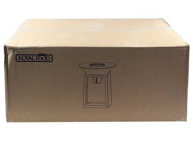 RoyalFood COR-4000 - Barbacoa de le&ntilde;a en Corten