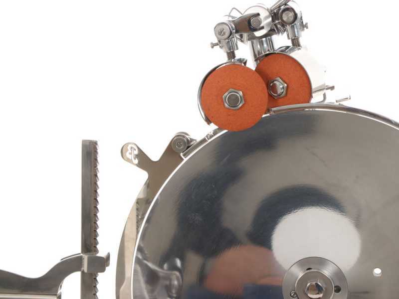 Berkel L16 - Cortadora de fiambre de volante - Cuchilla de acero cromado de 350 mm