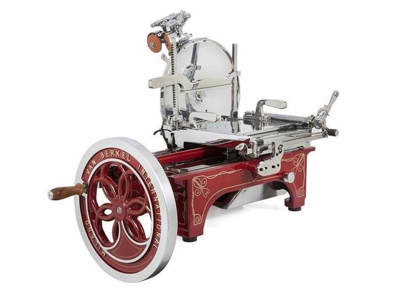 Berkel L16 - Cortadora de fiambre de volante - Cuchilla de acero cromado de 350 mm