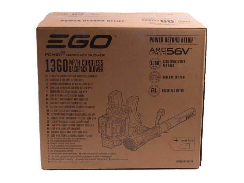 EGO LBP8000E - Soplador de mochila de bater&iacute;a - 56V 5Ah