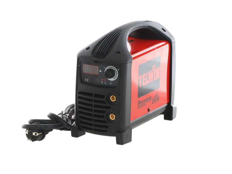 Telwin 211S ACX - Soldadora inverter de electrodo y TIG de corriente continua - 180 A