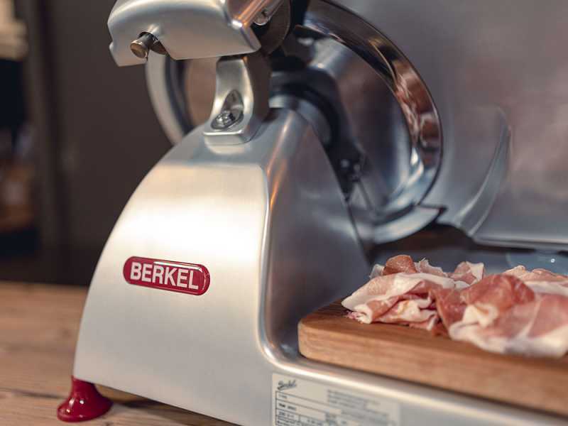 Berkel Pro Line XS30 Silver - Cortadora de fiambre con cuchilla de acero cromado de 300 mm