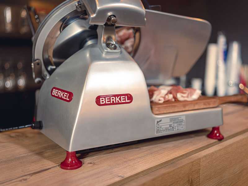 Berkel Pro Line XS30 Silver - Cortadora de fiambre con cuchilla de acero cromado de 300 mm
