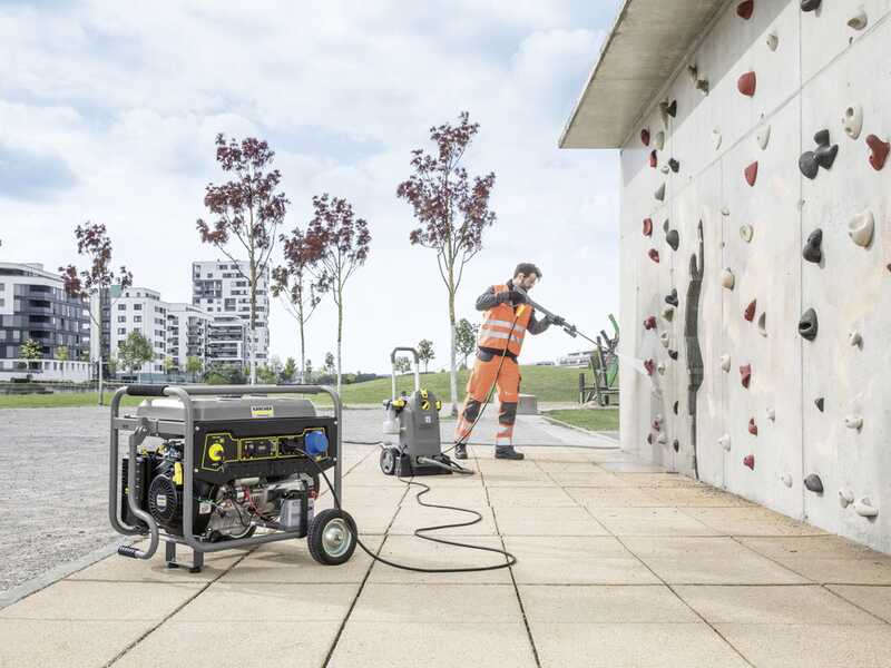 Karcher Pro PGG 6/1 - Generador de corriente 5 kW monof&aacute;sico - Con ruedas