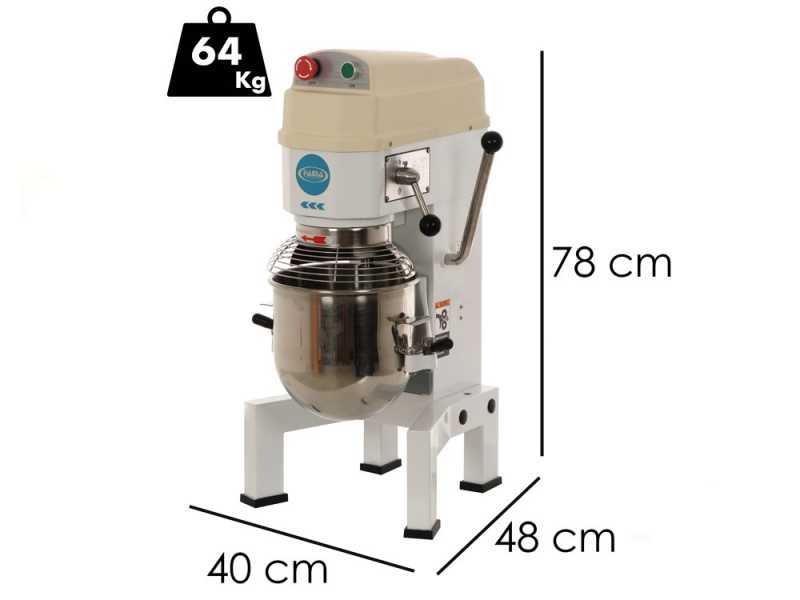 Fama Baker PA 10 - Amasadora planetaria industrial - 3 accesorios