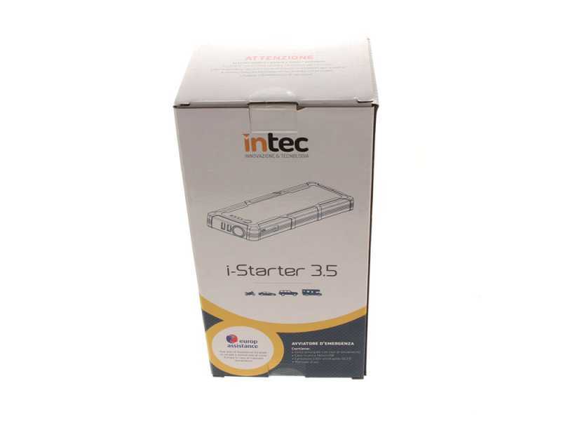 Intec i-Starter 3.6 - Arrancador de emergencia y cargador de bater&iacute;as - alimentador 12 V