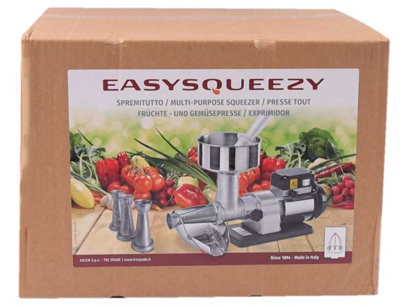 Tre Spade Easysqueezy - Trituradora de tomate el&eacute;ctrica - 300W - Monof&aacute;sica