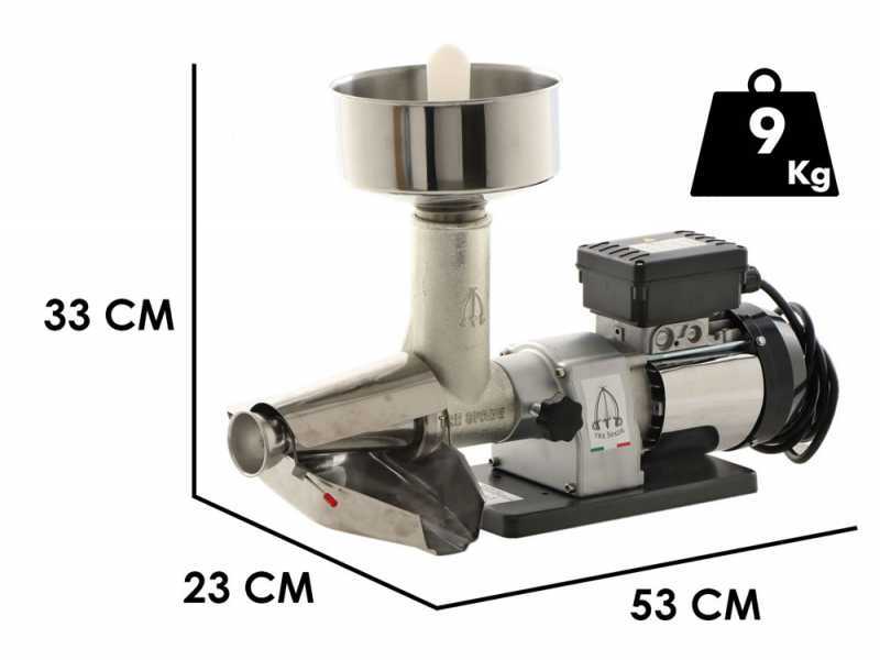 Tre Spade Easysqueezy - Trituradora de tomate el&eacute;ctrica - 300W - Monof&aacute;sica