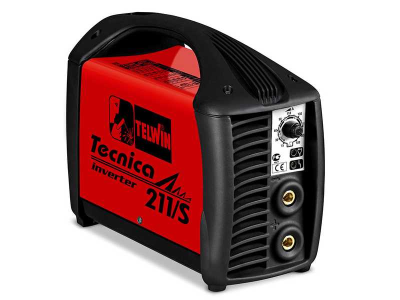 Telwin 211/S - Soldadora inverter de electrodo y TIG de corriente continua - 230V 180 A