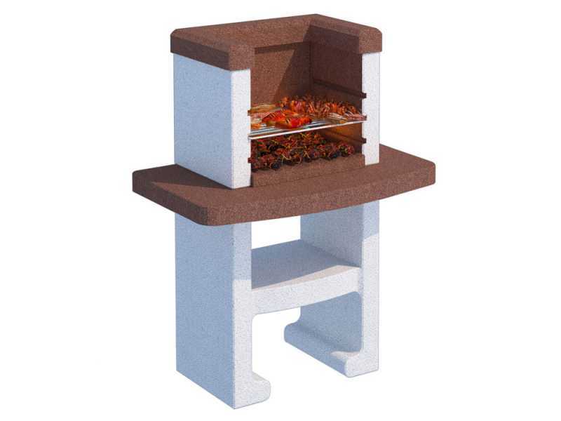 Linea VZ Toscana - Barbacoa de obra para le&ntilde;a y madera
