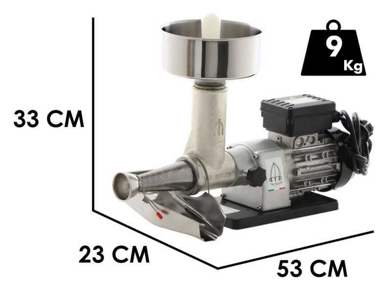 Tre Spade SPREMITO I/I - Trituradora de tomate el&eacute;ctrica - 300W